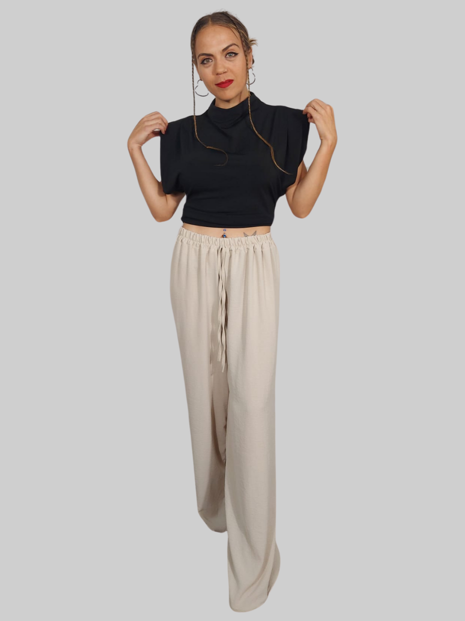 Prim Casual Elastic Trousers