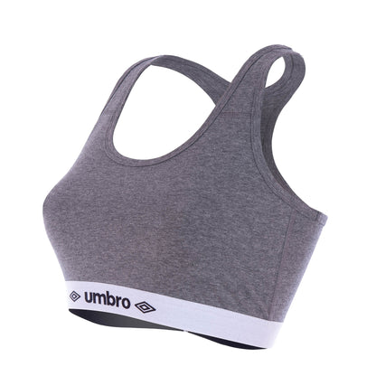 Sujetador deportivo femenino UMBRO en color gris